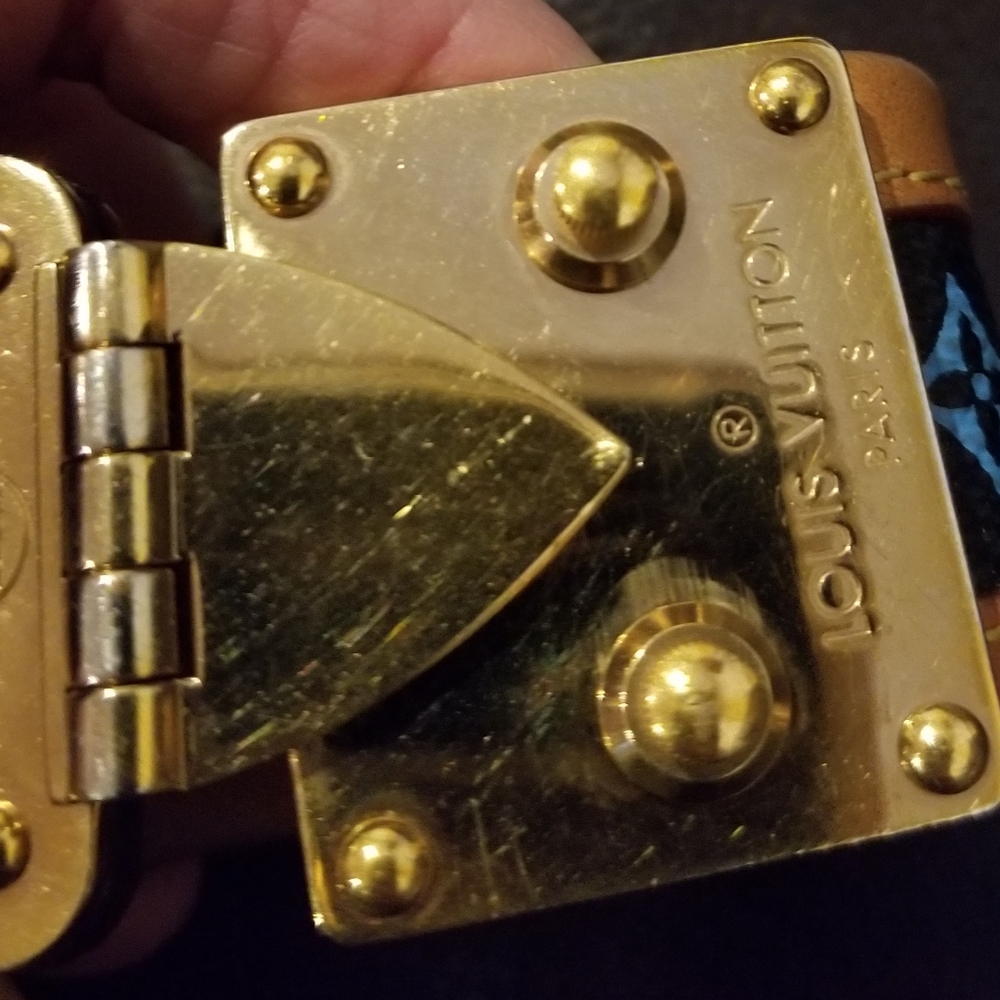 AUTHENTIC LOUIS VUITTON BRASSERIE Cerule Bracelet - Picture 8 of 16